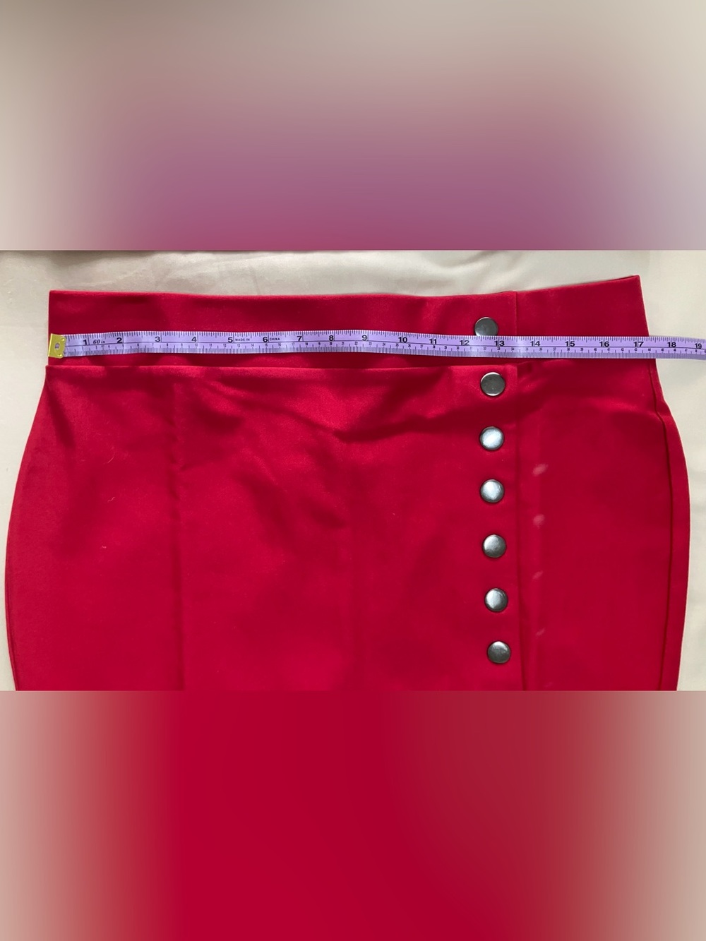 Torrid Retro Chic Ponte Pencil Skirt 00 Jester Red NWT - Picture 13 of 15